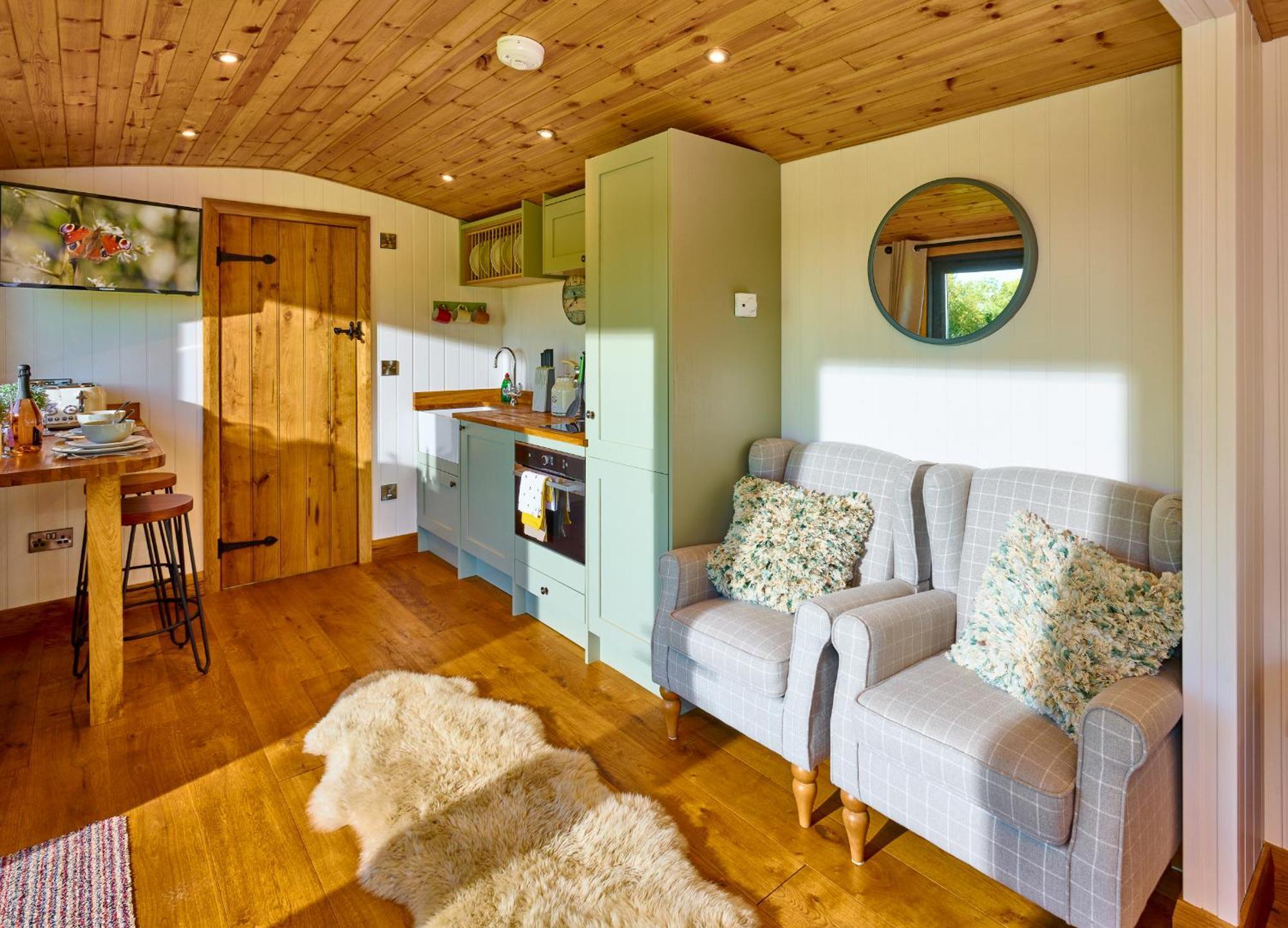 Hotel Abberley Shepherds Hut - Ockeridge Rural Retreats à Wichenford Extérieur photo