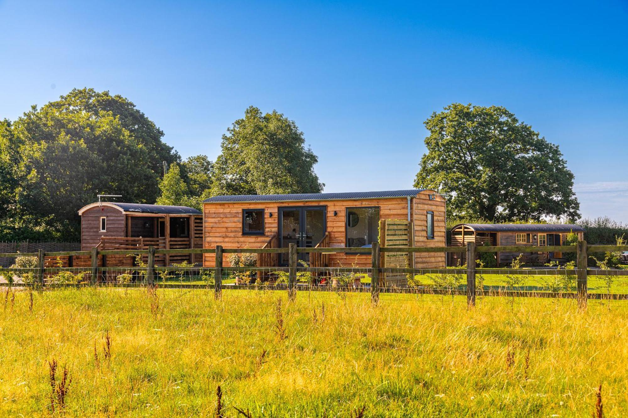 Hotel Abberley Shepherds Hut - Ockeridge Rural Retreats à Wichenford Extérieur photo